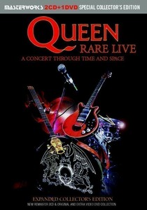 [2CD+DVD] QUEEN / A CONCERT THROUGH TIME AND SPACE RARE LIVE 新品輸入品