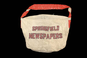 VINTAGE 60’S NEWSPAPER SPRINGFIELD NEWSPAPERS BAG ビンテージ ニュースペーパーバッグ