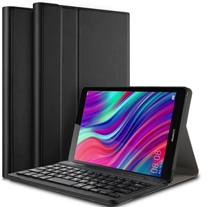 HUAWEI MediaPad M5 lite 8 ケース付き Bluetooth キーボード US配列　かな入力 JDN2-L09/JDN2-W09対応　ブラック