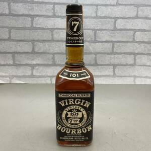 【酒G-6】 VIRGIN BORBON 7年 バージン バーボン ウイスキー 750ml 50.5度 101PROOF 未開栓