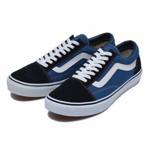 Z431 VANS バンズ ヴァンズ スニーカー 24cm ブルー系 OLD SKOOL DX LOW オールドスクール ローカット V36CL+ ストリート スケーター