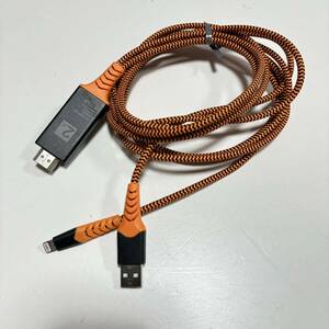 iPhone HDMI ミラーリングケーブル　２Ｋ　HDMI mirroring Adapter