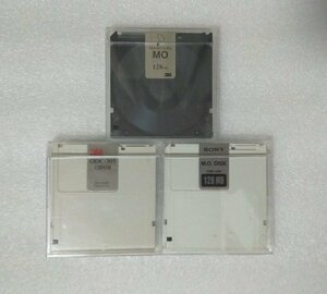 MOディスク 128MB 3枚 (中古品、初期化済、ケース付き）