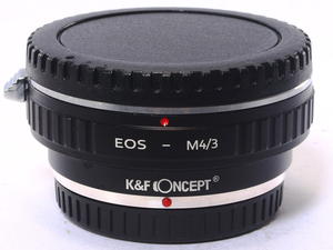 K&F Concept レンズ マウント アダプター キヤノン EOSマウント → マイクロフォーサーズ M4/3マウント 変換 Canon EF - MFT