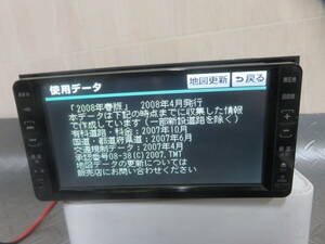 W4115トヨタ純正　NHDT-W58G　HDDナビ　TVワンセグ　Bluetooth内蔵