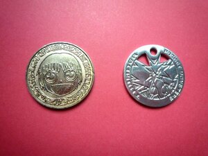 ♪　送料９４円 　ポケットモンスター 　サンダー　金色のガッシュベル 　メダル　コイン　中古　♪