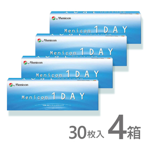 メニコンワンデー 4箱 30枚入 コンタクトレンズ 1day 激安