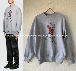 18AW Richardson “Fritz The Cat Crew neck” スウェット トレーナー 裏起毛 S リチャードソン