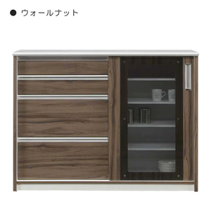 国産 幅140cm キッチンカウンター ハイカウンター 完成品 カウンターボード 受付テーブル サロン オフィス家具 ブラウン