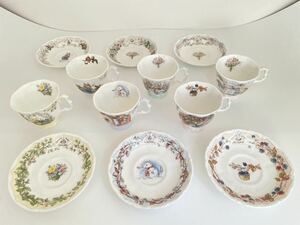 ROYAL DOULTON ロイヤルドルトン BRAMBLY HEDGE ブランブリーヘッジ カップ&ソーサー 6客セット Jill Barklem