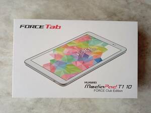 新品未使用 タブレット　HUAWEI MediaPad T1 10 T1-A21w wifi 16GB FORCE Club Edition 直ぐにお使い頂けます