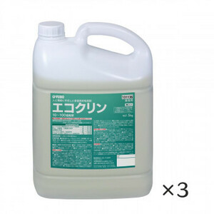 業務用 中性多用途洗剤 エコクリン 5kg×3本 131136