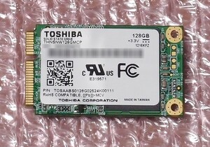 東芝 THNSNW128GMCP mSATA SSD 128GB