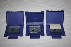 送料無料！　SONY　PDVM-40(1本中古)、PDVM-32(1本新品、1本中古)　計3本　HDV・DVCAMビデオテープ　(検索：DSR-、HVR-)