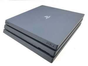 △【2】初期化済み SONY PS4Pro CUH-7100B ジェットブラック 1TB 本体のみ 同梱不可 1スタ