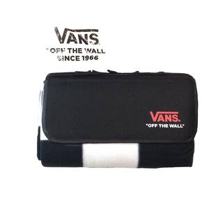 未使用 VANS バンズ レジャーシート フリース素材 チェッカー 黒/白 ノベルティ品 