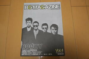 ☆即決 送料込 希少! BG MAGAZINE Vol.4 2003.12 BOOWY Yum! Yum! ORANGE 氷室京介 布袋寅泰