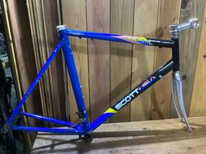 SCOTT USA TEAM ISSUE アルミフレーム　ホリゾンタル　サイズ大きめ　中古　BIAXIAL 700c