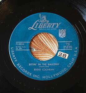 Eddie Cochran 1957 US Original 7inch Sittin