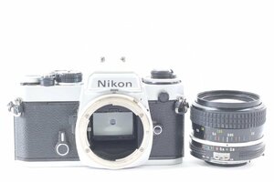 NIKON FE ニコン フィルムカメラ 一眼レフ NIKKOR 28mm F2.8 単焦点レンズ 43577-Y
