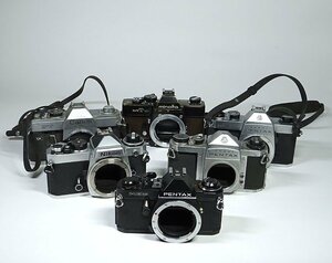 緑屋Re■ 一眼レフ　フィルムカメラ まとめて　６点　PENTAX　Nikon　CANON 等　ジャンク　h/mat/9-2827/11-4#80