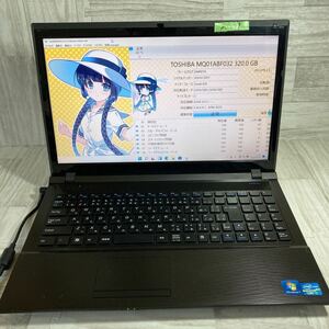 【A-179】②★core-i7★初期設定済み★［CLEVO］W25XHPW OS:Windows11 Pro メモリ4GB HDD320GB 中古パソコン お得なオプション有り♪