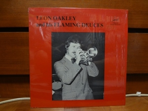 Leon Oakley レオン・オークリー And His Flaming Deuces US盤 LP レコード ジャズ GHB-153