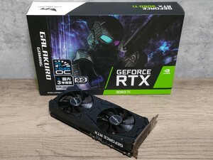 NVIDIA 玄人志向 GeForce RTX3060Ti 8GB GALAKURO GAMING OC LHR 【グラフィックボード】