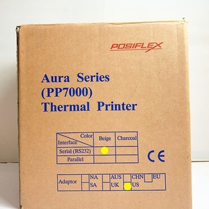 ♭♭【1円スタート】 POSIFLEX Aura Series Thermal Printer サーマルプリンター PP7000 長期保管品　通電のみ確認 目立った傷や汚れなし