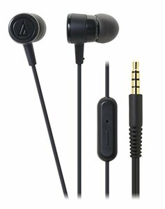 【中古】 audio technica オーディオテクニカ スマートフォン用カナル型イヤホン ブラック ATH-CKL2