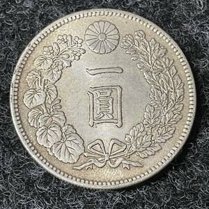 一圓 大日本 大正3年 新一円銀貨 大型銀貨 古錢 貿易銀 あ918