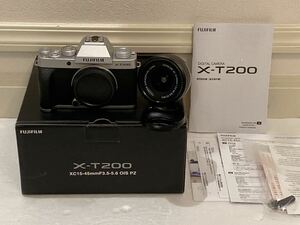 FUJIFILM X-T200 XC15-45mm F3.5-5.6 OIS PZ ミラーレスデジタルカメラ 富士フィルム ボディ レンズ