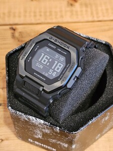 【送料無料】美品 G-SHOCK カシオ CASIO G-LIDE Gショック Bluetooth クォーツ腕時計 デジタル ラバー BLK GBX-100NS-1DR