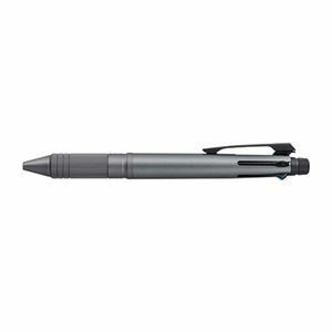 【新品】（まとめ） 三菱鉛筆 ジェットストリーム4＆1 メタル 4色ボールペン0.5mm（黒・赤・青・緑）+シャープ0.5mm ガンメタリック 【×3