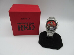 69356 SEIKO 7T92-HCR0 ONE PIECE FILM RED 公開記念ウォッチ 2000本限定品 腕時計 ワンピース 稼働品 譲渡品