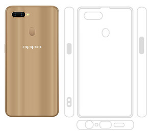 Ｂ級品 OPPO AX7 透明 ソフト TPU ケース