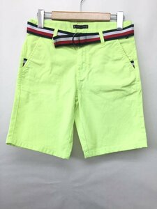 【送料込】[キッズ/子供服]　TOMMY HILFIGER　トミーヒルフィガー　ショートパンツ　150cm　黄イエロー　綿・ポリエステル　男の子/n471203