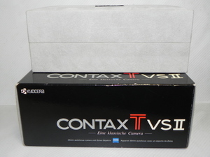 CONTAX TVSII用空箱、化粧箱