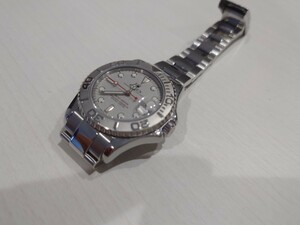 ROLEX ヨットマスター ロレックス ボーイズ ユニセックス 送料無料 168622 中古 腕時計 自動巻き プラチナ オーバーホール