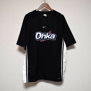 ナイキ NIKE 2008 桜花学園 女子バスケットボール部 シューティングシャツ 別注 選手支給品 黒