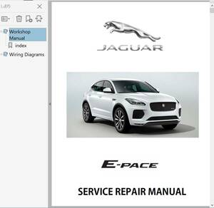 JUGUAR E-PACE X540 ファクトリーサービスリペアマニュアル 整備書 配線図 ワークショップマニュアル ジャガー Eペイス 