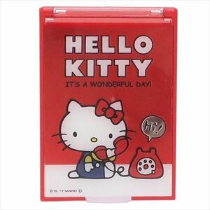 ♪新品　ハローキティ　Hello Kitty　ミニコンパクトミラー　サンリオ　sanrio