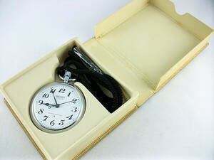 n80u★SEIKO 古い懐中時計 プレシジョン 手巻き 21石 鉄道時計 動作あり セイコー