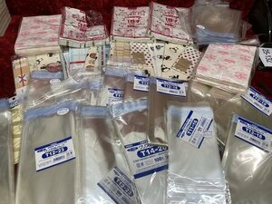 03-25-132 ◎BS ラッピング用品 包装資材 店舗用品 小物 アクセサリーなどに 小さめ ラッピング袋など はんぱもの まとめ売り　未使用品