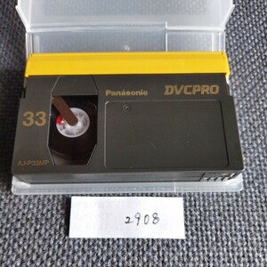 Panasonic DVCPROビデオテープ AJ-P33MP　中古　管理番号2908