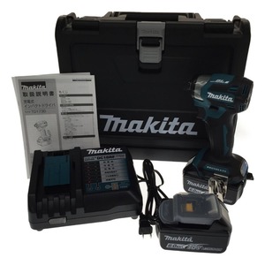 △△ MAKITA マキタ 電動工具 インパクトドライバ 198125 v18 TD173DRGX ブルー 未使用に近い