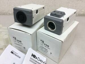ボックス型 ワンケーブル カメラ KB-T35B 2個セット ケービデバイス 防犯カメラ 監視カメラ ダミー