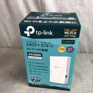 TP-Link Wi-Fi 無線LAN 中継器 Wi-Fi6 対応 2402 + 574Mbps 11ax/ac APモード HE160 ブリッジモードギガ有線LANポート RE700X/A