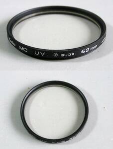 KENKO　(572)　 美品・レンズフィルタ　62㎜　MC 　UV（レンズ保護兼用、紫外線吸収）　ケンコー