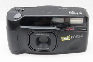 【アルプスカメラ】RICOH リコー MYPORT ZOOM 90 ブラック 35mmコンパクトフィルムカメラ 220210d